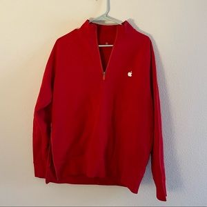 Red Apple retail pullover